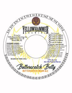 Yellowhammer Brewing, Inc. Butterscotch Betty March 2023
