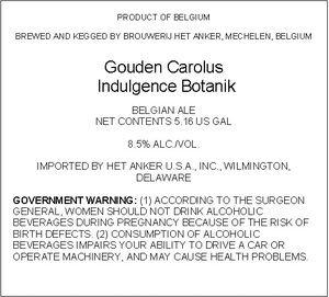 Gouden Carolus Indulgence Botanik 