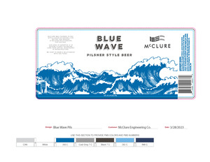 Bur Oak Brewing Co Blue Wave