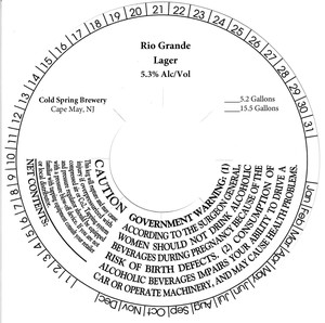 Cold Spring Brewery Rio Grande Lager