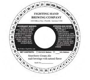 Fighting Hand Brewing Company Strawberry Cream