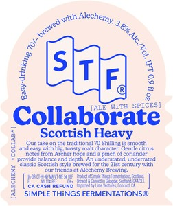Simple Things Fermentation Collaborate Scottish Heavy