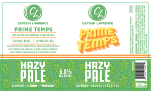 Captain Lawrence Brewing Company Prime Temps March 2023