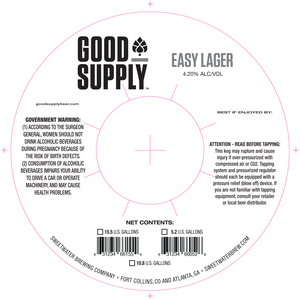 Good Supply Easy Lager