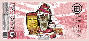 Frothsty Raspberry, Peanut Butter & Vanilla Ice Cream