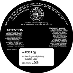 Southern Tier Brewing Company Cold Fog