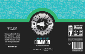 West Side Brewing Lime And Sea Salt Common