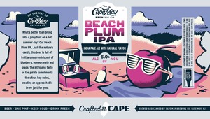 Cape May Brewing Co Beach Plum IPA April 2023