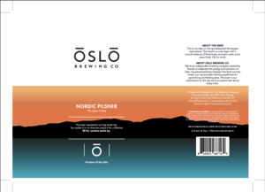 Oslo Brewing Co. Nordic Pilsner The Taste Of Oslo