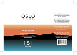 Oslo Brewing Co. Nordic Pilsner The Taste Of Oslo April 2023