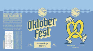 Goose Island Beer Co. Oktoberfest April 2023