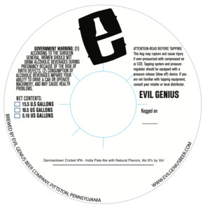 Evil Genius Germantown Cricket IPA