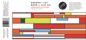 Greenpoint Beer Greenpoint Lekker German Style Pilsner April 2023
