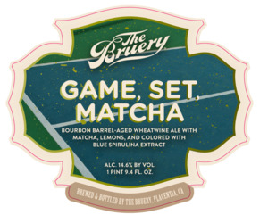 The Bruery Game, Set, Matcha