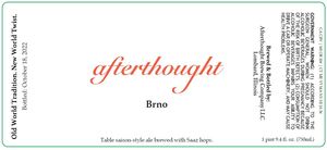 Afterthought Brewing Company Brno April 2023