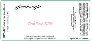 Afterthought Brewing Company Circle Tour: Rpn