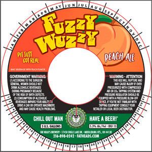 Fat Head's Brewery Fuzzy Wuzzy Peach Ale