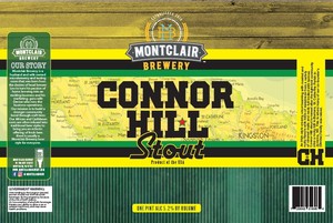 Montclair Brewery Connor Hill Stout April 2023