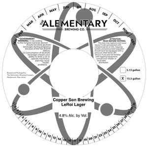 Copper Son Brewing Leroi Lager