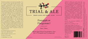 Trial & Ale Brewing Company Pomapple Or Pinegranate April 2023