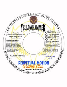 Yellowhammer Brewing, Inc. Perpetual Motion Grand Cru April 2023