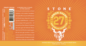 Stone Lemon Shark 27 Anniversary April 2023