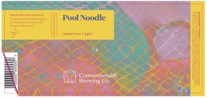 Commonwealth Brewing Co Pool Noodle