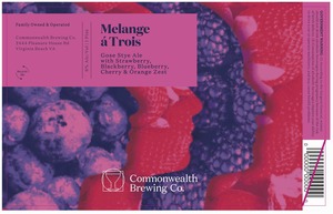 Commonwealth Brewing Co Melange A Trois