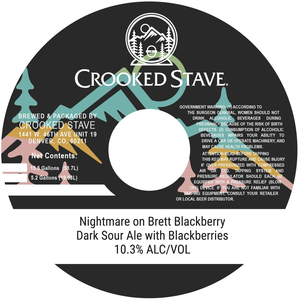 Crooked Stave Nightmare On Brett Blackberry