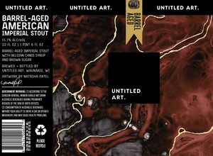 Untitled Art. Barrel Aged American Imperial Stout