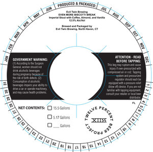 Evil Twin Brewing Even More Biscotti Break April 2023