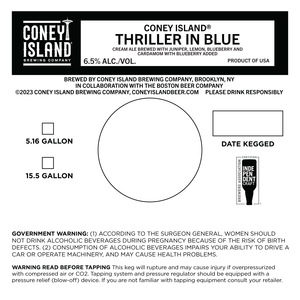 Coney Island Thriller In Blue April 2023