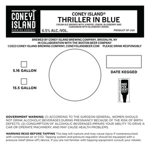 Coney Island Thriller In Blue