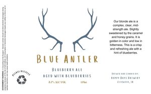 Hoppy Days Brewery Blue Antler