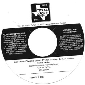 Texas Beer Co. Sunset Cruise April 2023