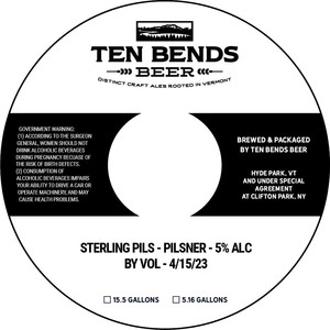 Sterling Pils April 2023