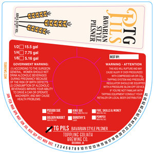 Toppling Goliath Brewing Co. Tg Pils