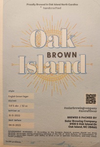 Oak Island Brown April 2023