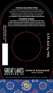 Great Lakes Brewing Co. Cookie Exchange Milk Stout April 2023