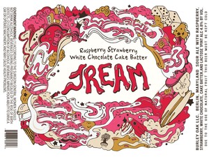 Burley Oak Raspberry Strawberry White Chocolate Cake Batter J.r.e.a.m.