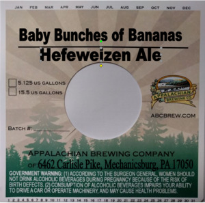 Baby Bunches Of Bananas Hefeweizen Ale 