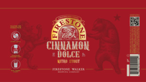 Firestone Walker Brewing Company Cinnamon Dolce Nitro Stout