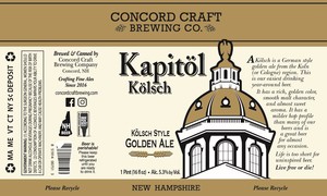 Kapitol Kolsch Kolsch Style Golden Ale