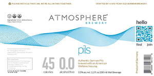 Atmosphere Brewery Atmosphere Brewery Pils 0.0