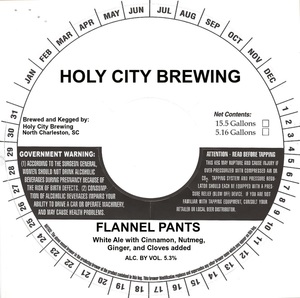 Holy City Brewing Flannel Pants