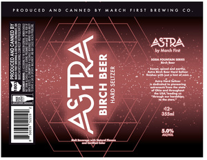 Astra Birch Beer Hard Seltzer