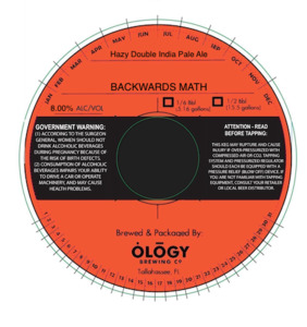Ology Brewing Co. Backwards Math April 2023