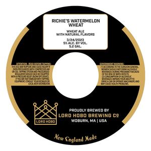 Lord Hobo Richie's Watermelon Wheat April 2023