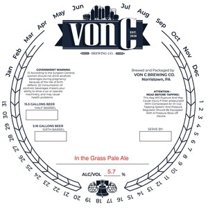 Von C Brewing Co. In The Grass Pale Ale