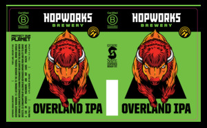 Hopworks Urban Brewery Overland IPA April 2023
